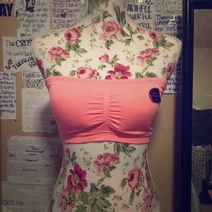 Pink Rhinestoned Bandeau